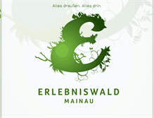Tablet Screenshot of erlebniswald-mainau.de